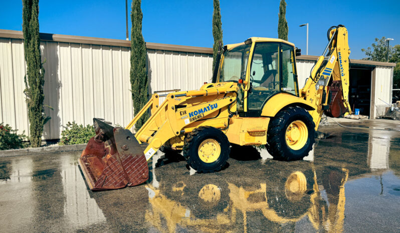Komatsu WB140 Loader Backhoe full